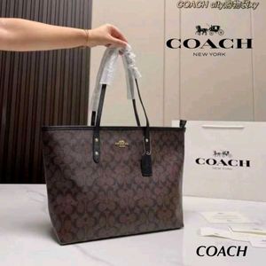 COACH BIG SIZE SIGNATURE TOTE BAG @SALE