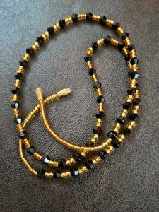3 Beaded Mangalsutra Necklaces With 2-6 Bangles