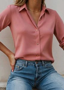 Dusty Rose Button-Down Top