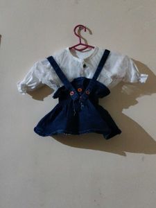 Cute Denim Jumper Dress