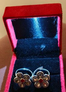 pure silver Toe rings