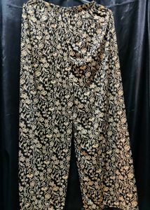 Palazzos For Women Creama And Black