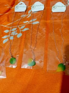 Moon &amp; Circle Pendant Necklace Set