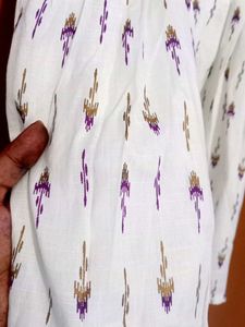 Printed Mirrorwork Tunic Dress