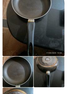 set of 2 Prestige Cooking Nonstick Kadai