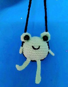 Cute Crochet Hanging Frog