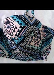 42 D Bikini Bra Aztec Print