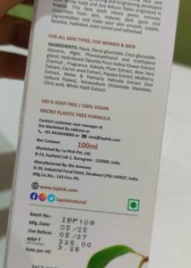 Lapink Natural Ideal Bright Face Wash