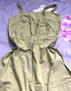 Mint Green Mini Dress With Belt