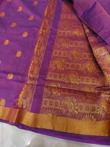 Purple &amp; Gold Sari