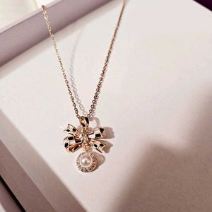 Chessboard Combo Of Necklace and Earrings