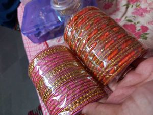 PINK🩷&amp; ORANGE 🧡 BANGLES