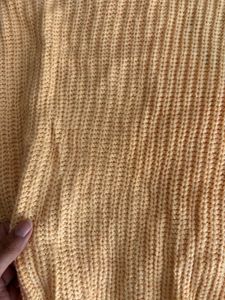 Cute Yellow Knit Cardigan