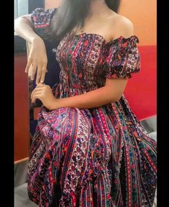 Boho Off-Shoulder Maxi Dress