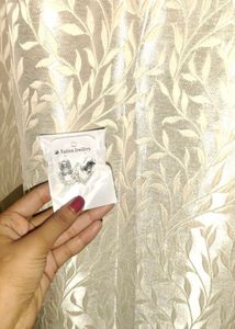 Sparkling Silver Earrings