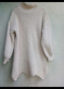 Fluffy White Sweater