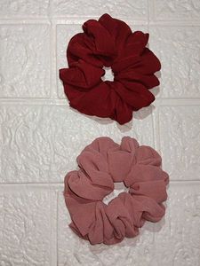 4 Georgette Scrunchies 🎀