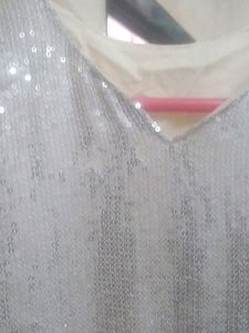 Sequins Straight Kurti For Small Size.