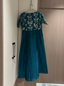 Elegant Green Ethnic Gown