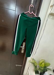 Stylish Green Tracksuit Set