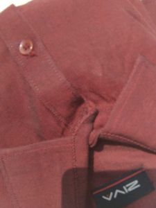 Burgundy Button-Down Shirt