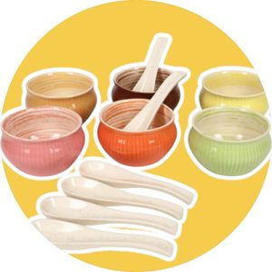 12 Pieces Soup Set (Stoneware)