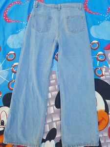 Light Wash Wide Leg Jeans