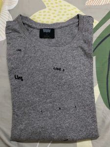 Gray Levi's Line 8 Tee