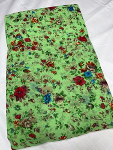 GEORGETTE FLORAL SAREES FOR WOMEN