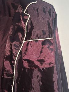 Silky Purple Pajama Set