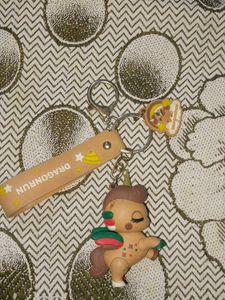 Dragon Run Unicorn Keychain