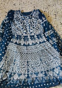 Heavy Peplum Kurta With Gharara Dupatta