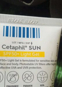 Cetaphil Sunscreen SPF 50