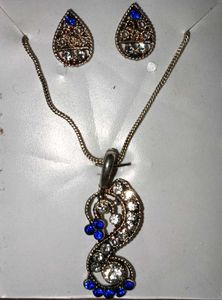 Jeweled Necklace & Earring Set