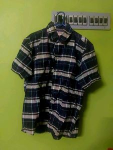 Plaid Short Sleeve Shirt