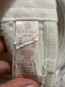 Dorina Imported Pushup White Lace Bra -