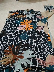 Patterned Short Sleeve Shirt