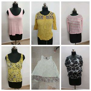 Mix Tops...size Small..32 To 34