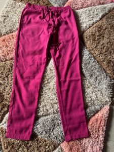 Magenta Casual Pants