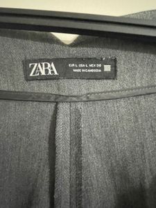Gray Cropped Trousers