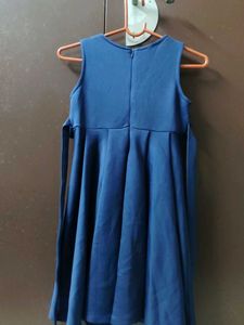 Navy Blue Flower Girl Dress