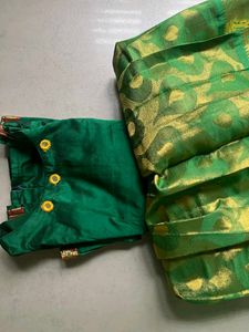 Green Ethnic Lehenga Choli Set