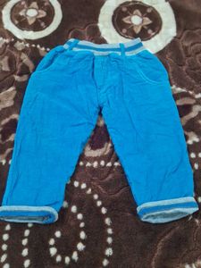 Cute Blue Baby Pants