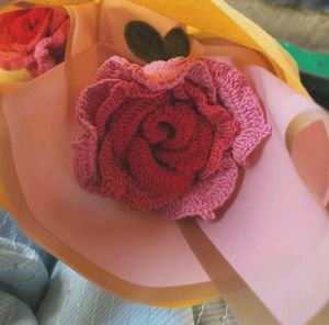 Handmade Crochet Roses 🌹