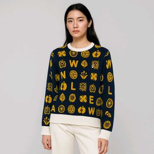 Patterned Knit Sweater