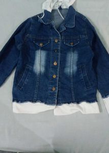 Hooded Denim Jacket