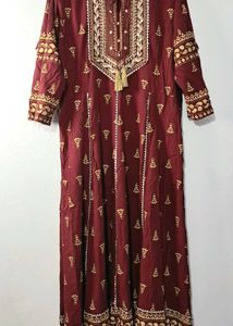 Maroon Umbrella Suit