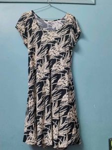 Tropical Print Dress