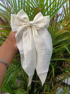 Elegant White Bow
