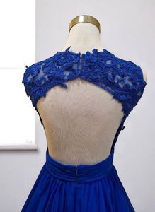 La Femme Royal Blue Cocktail Dress